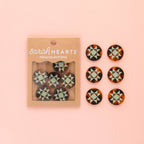 Quilt Star Buttons