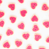 Pink Sweet Heart Buttons
