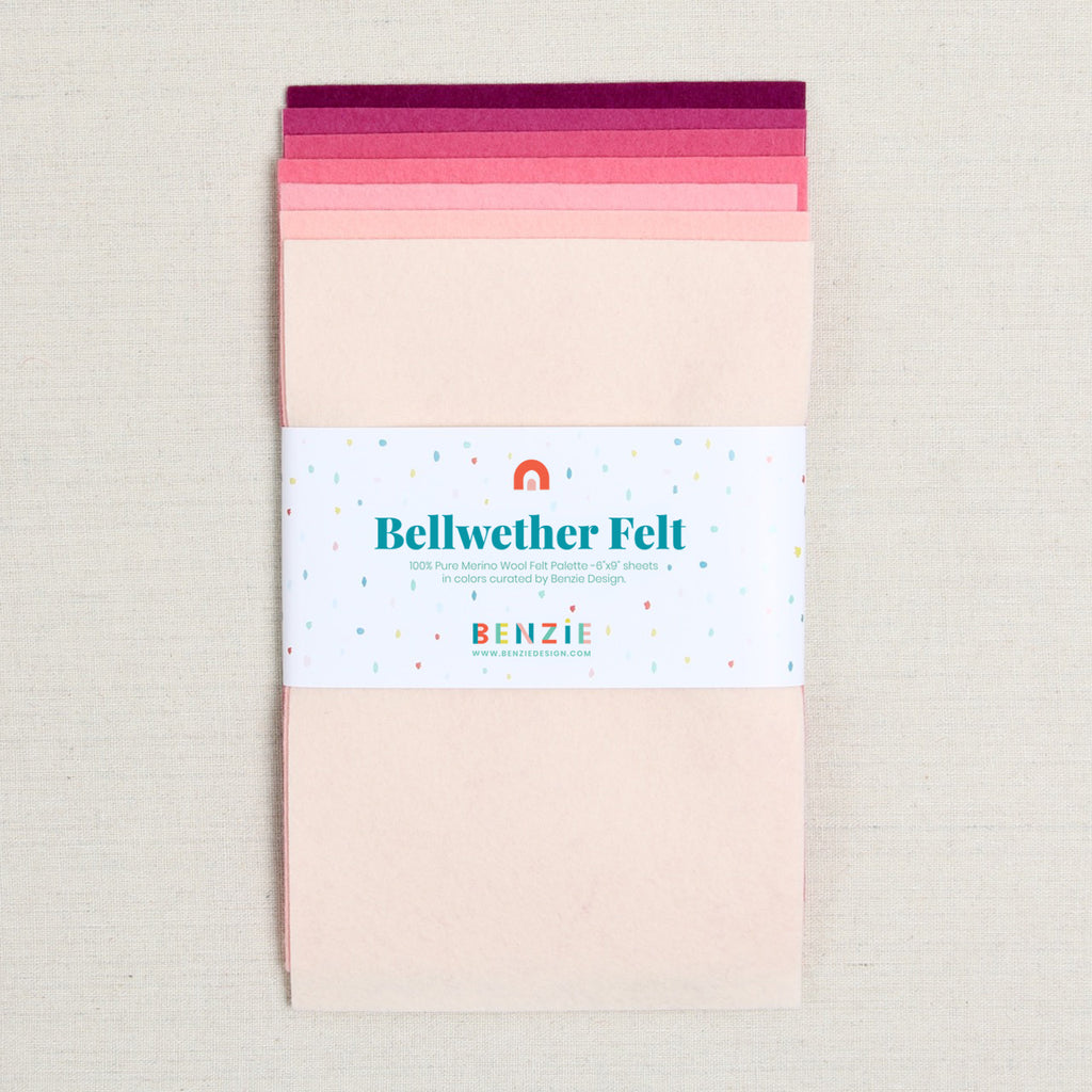 100% Wool Felt Sheets, Berry Bliss