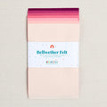 100% Wool Felt Sheets, Berry Bliss