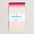 100% Wool Felt Sheets, Berry Bliss