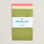 100% Wool Felt Sheets, Summer Sorbet