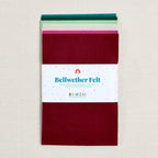 100% Wool Felt Sheets, Winterberry
