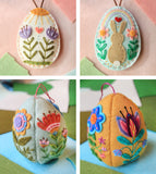Felt Easter Eggs by BZ Creations