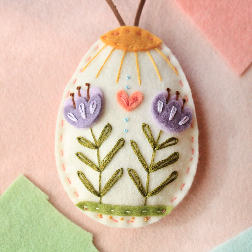 Felt Easter Eggs by BZ Creations