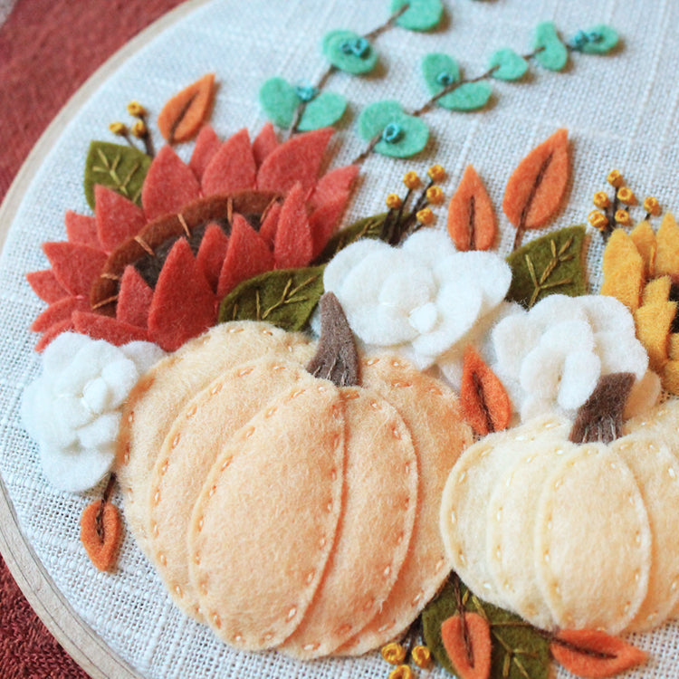 Fall Felt Floral by BZ Creations
