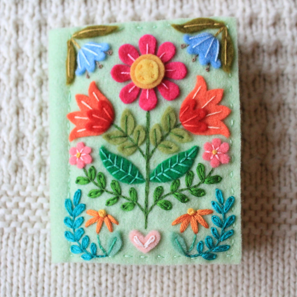 Folk Floral Needlebook by BZ Creations
