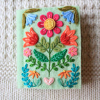 Folk Floral Needlebook by BZ Creations