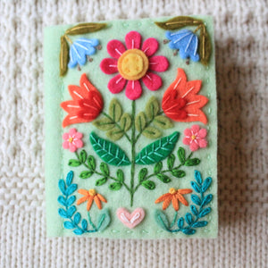 Folk Floral Needlebook by BZ Creations