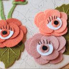 Spooky Felt Floral by BZ Creations