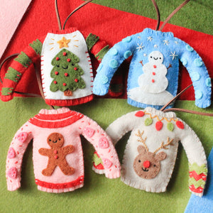 Christmas Sweater Ornaments by BZ Creations