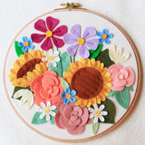 Spray of Sunflowers, Deep Etch Die