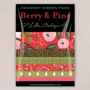 Berry and Pine in Christmas, Renaissance Ribbons