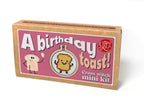 A Birthday Toast, Matchbox Cross Stitch Kit