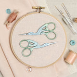 Stork Scissors, Blue Beryl