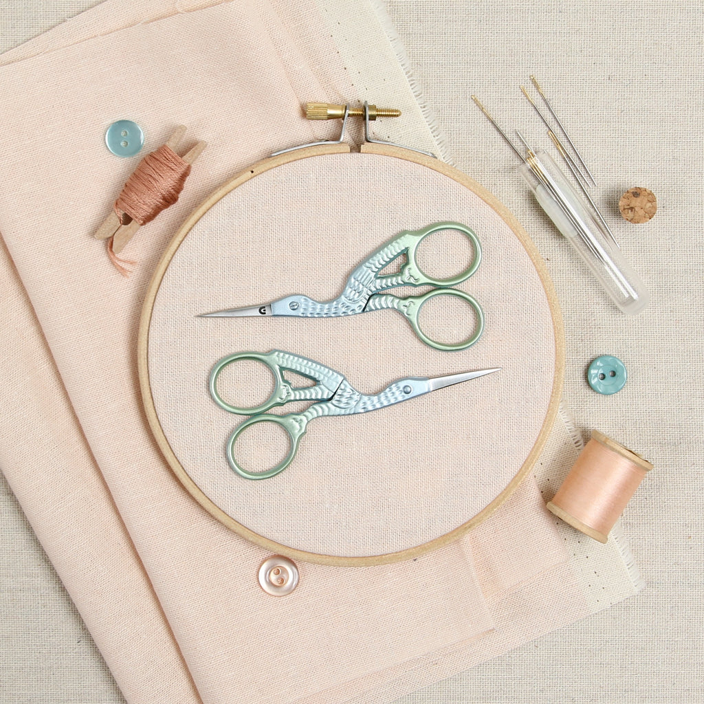 Stork Scissors, Blue Beryl