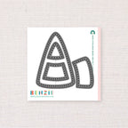 Candy Corn, Stitchable Deep Etch Die