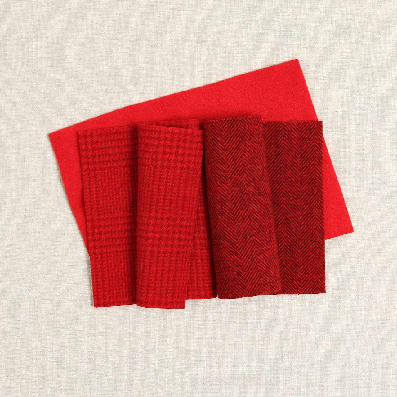 Felted Wool Cardinal Red