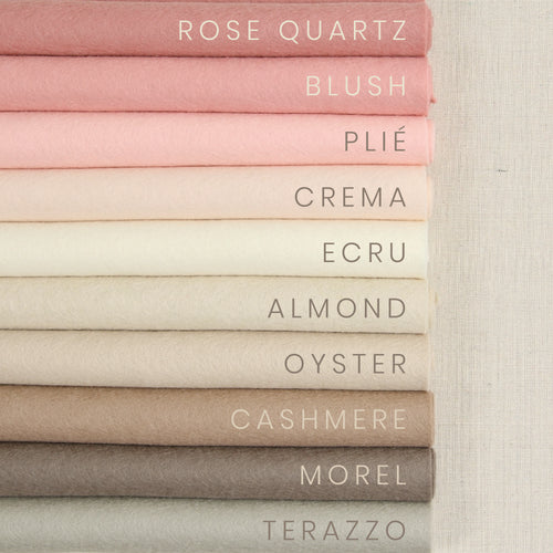 Blush Wool Blend Felt