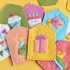 Celebrate Happy Felt Ornament Pattern