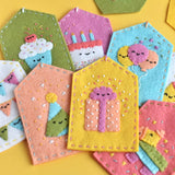 Celebrate Happy Felt Ornament Pattern