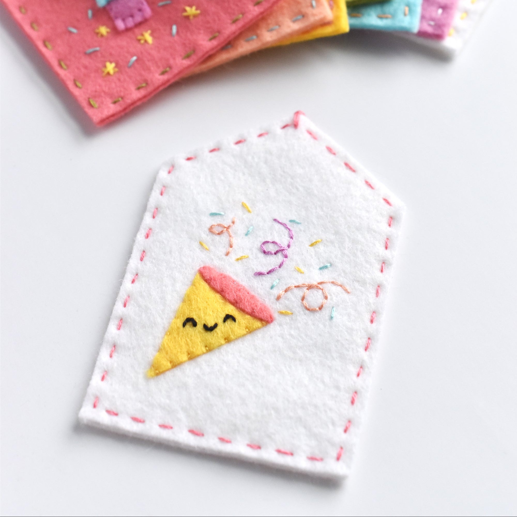 Celebrate Happy Felt Ornament Pattern