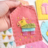 Celebrate Happy Felt Ornament Pattern