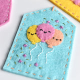 Celebrate Happy Felt Ornament Pattern