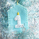 Celebrate Happy Felt Ornament Pattern