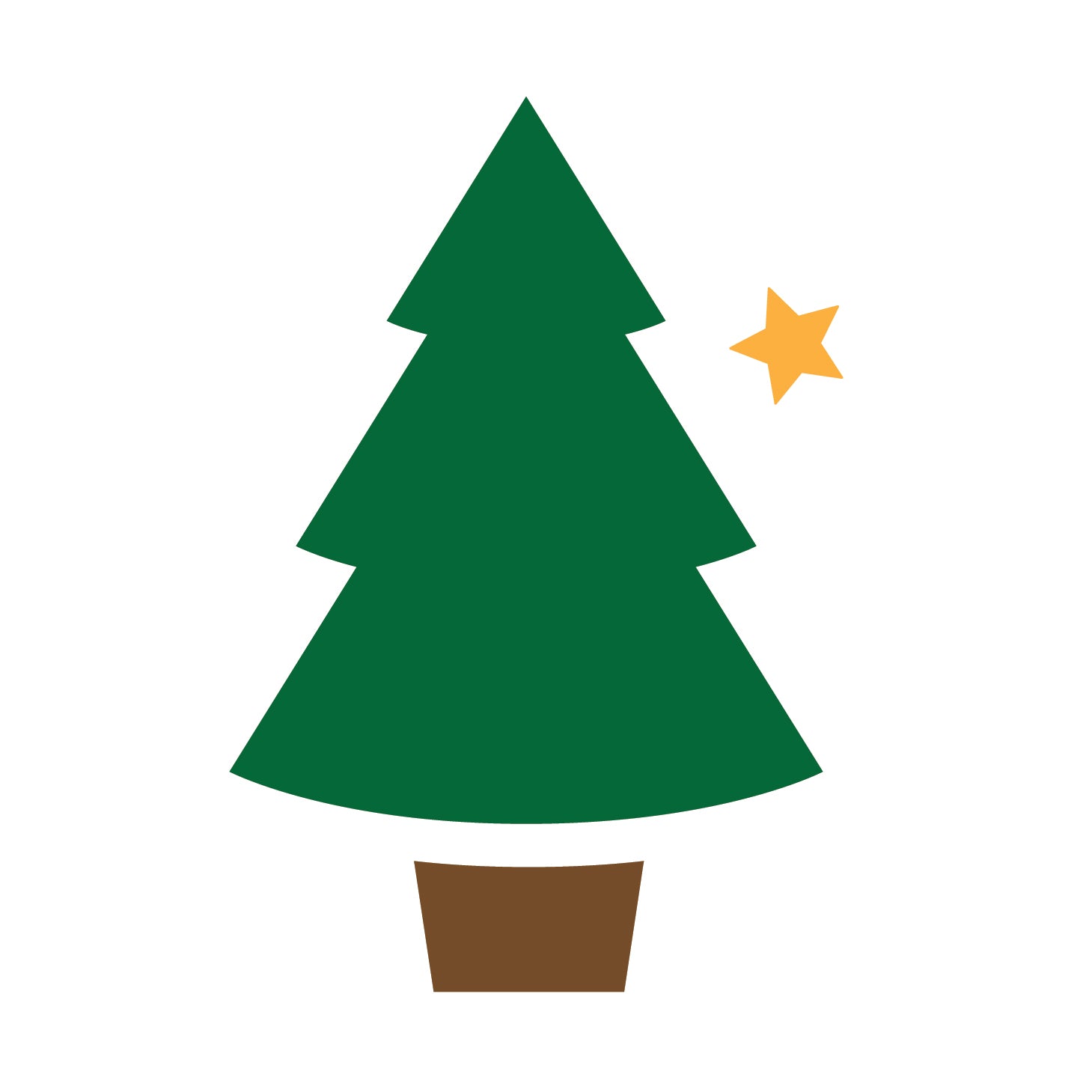 Christmas Tree, SVG & PDF Digital Download