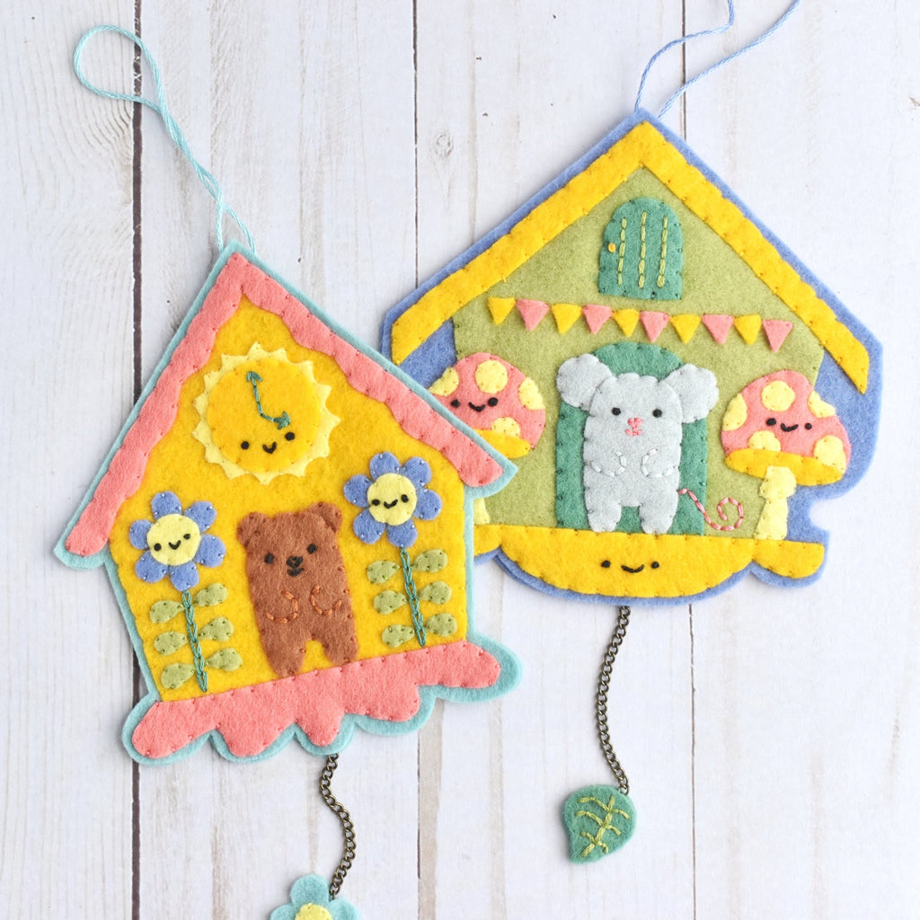 Clockwork Critters Felt Ornaments Pattern