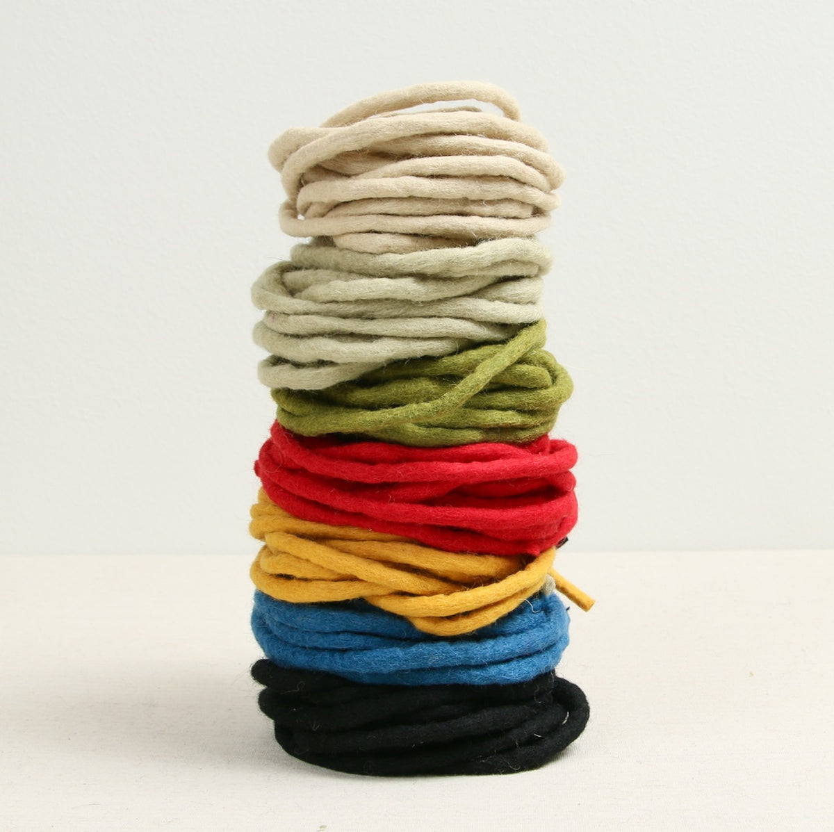 Felted Cording, Mustard