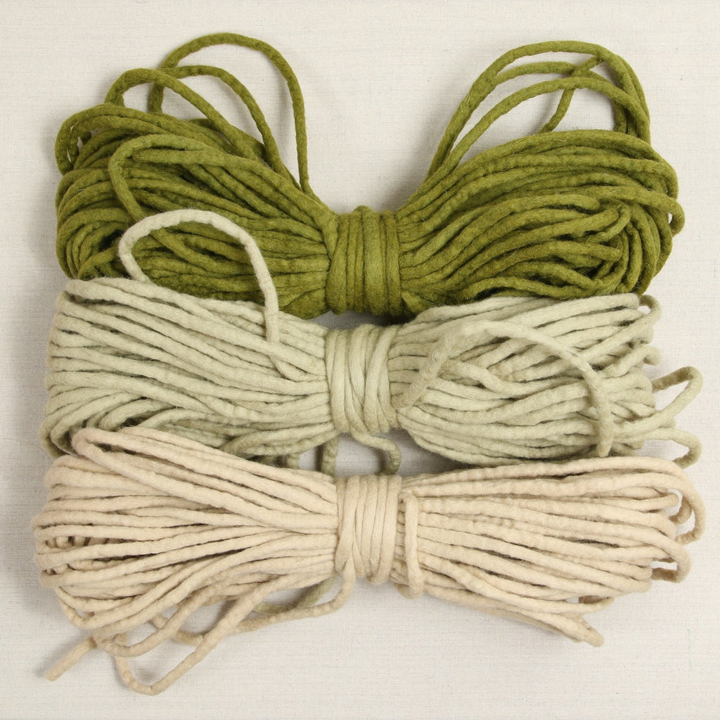 Felted Cording, Moss