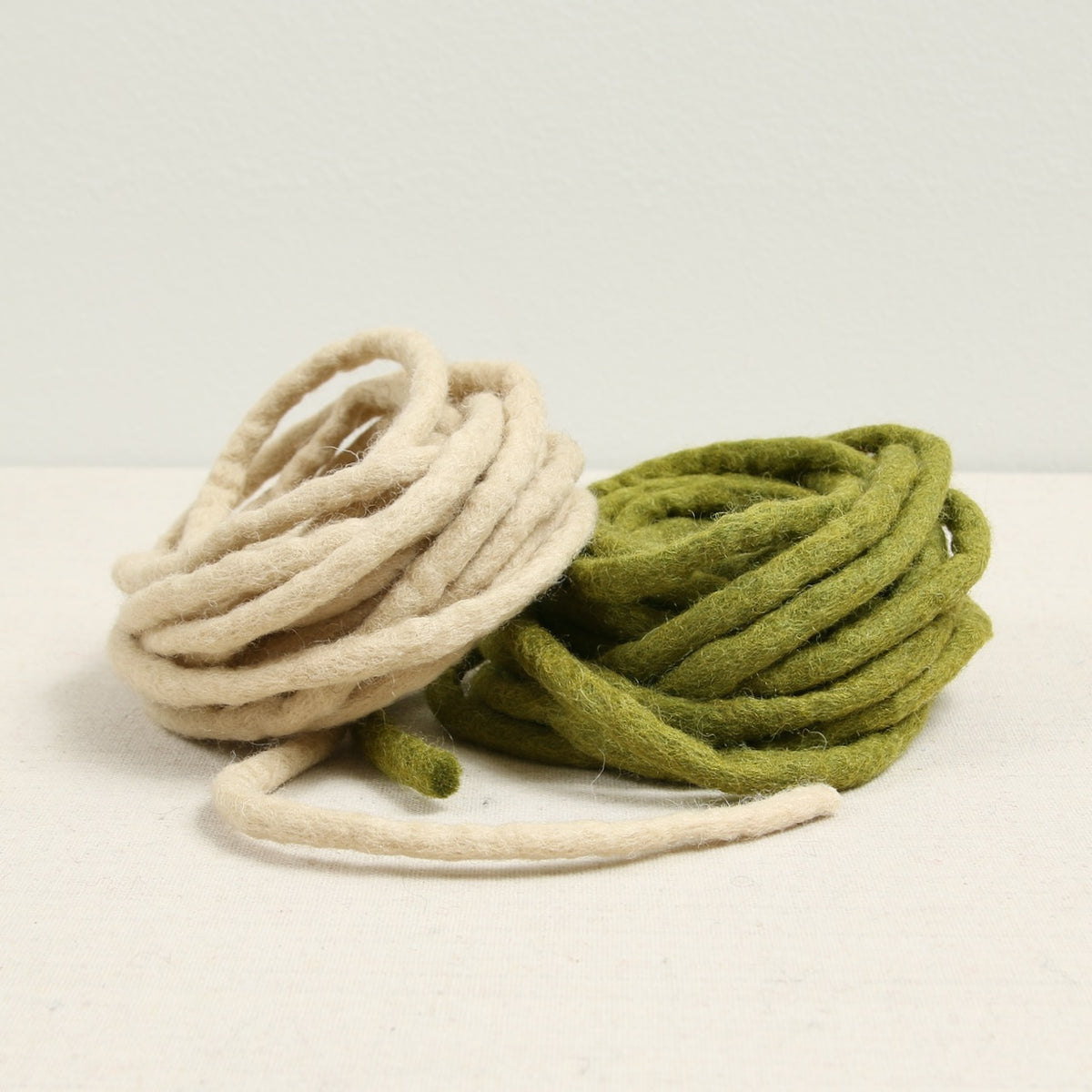 Felted Cording, Moss