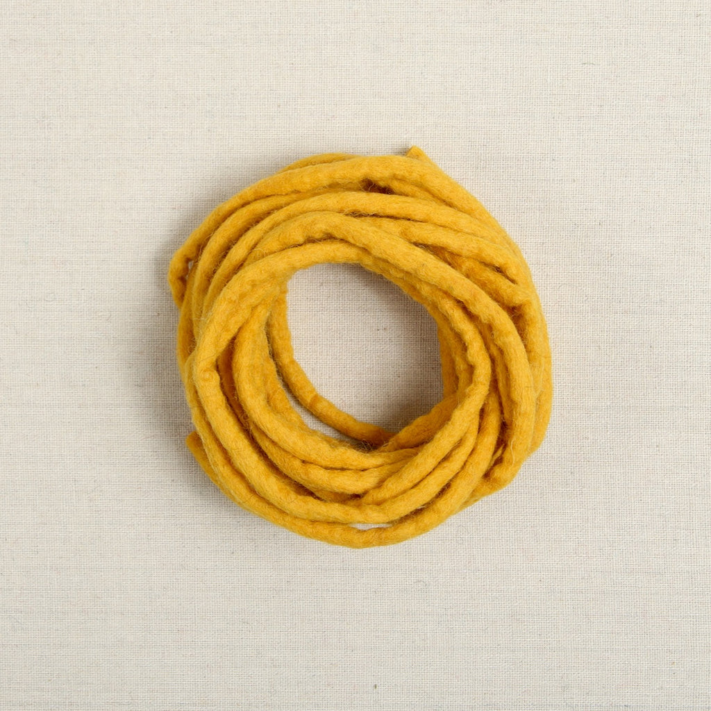 Felted Cording, Mustard