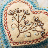 Embroidered Heart, Felt Kit