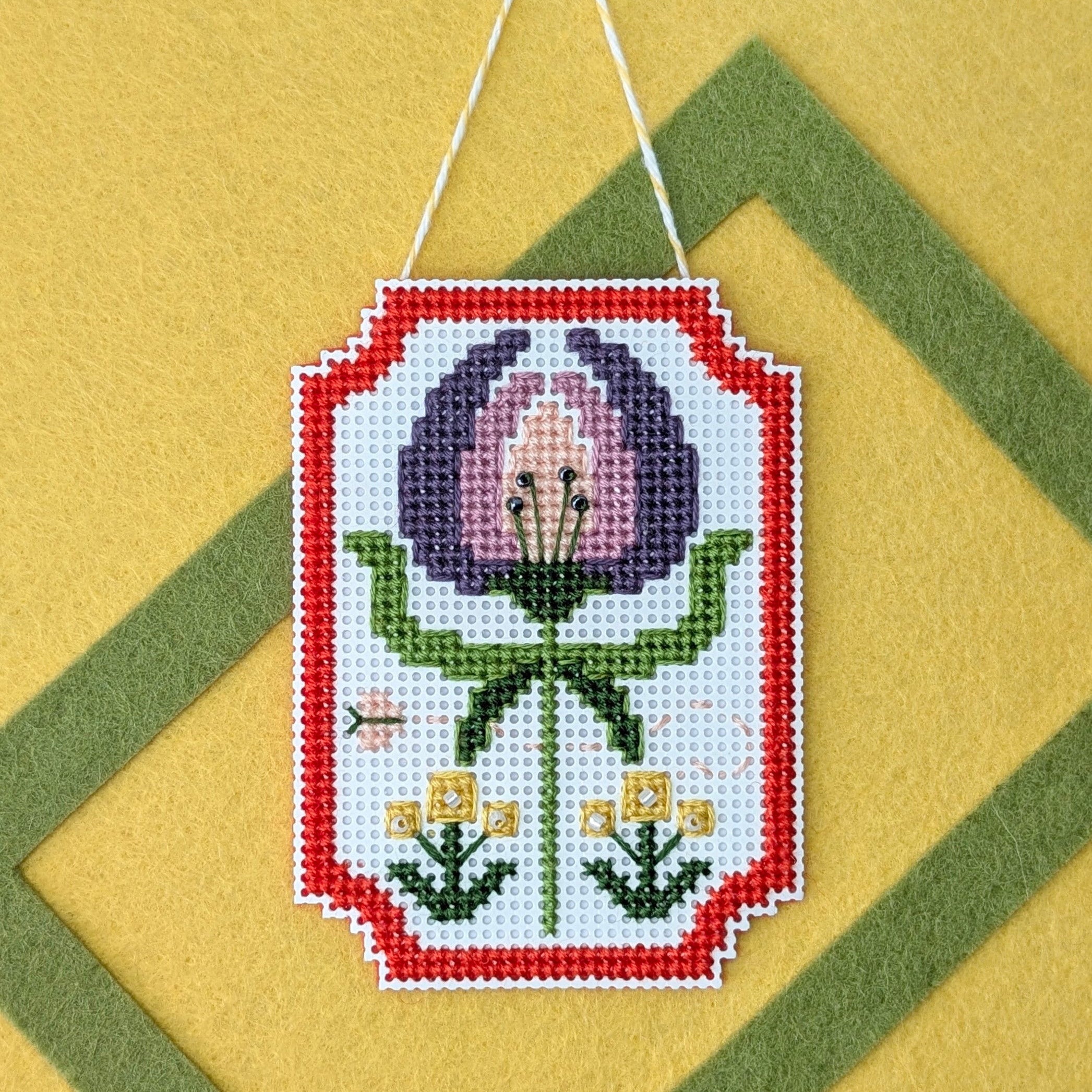 Framed Florals Crocus Cross Stitch Kit – Benzie Design