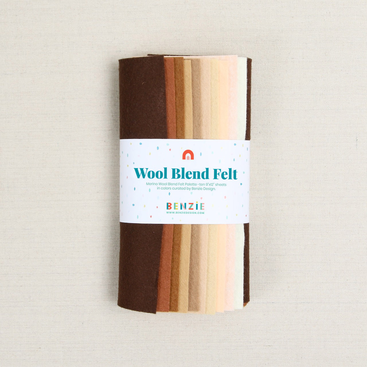 Wool Felt Sheets, Doll Face