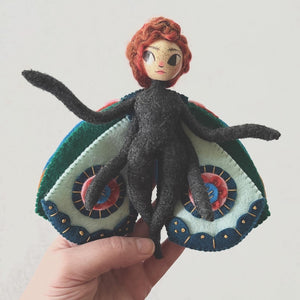 Midnight Moth Doll Pattern by Erin Paisley