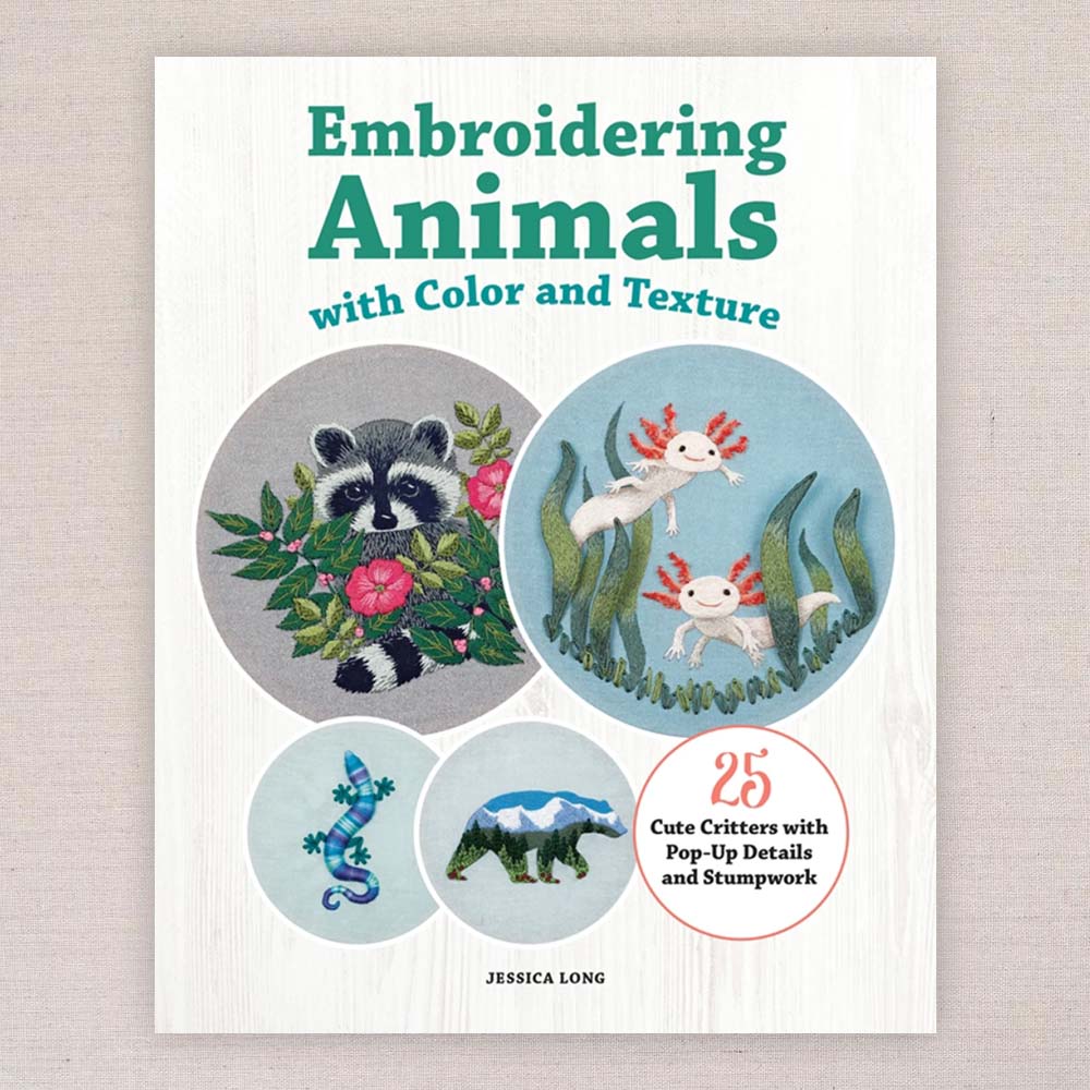 Embroidering Animals with Color and Texture