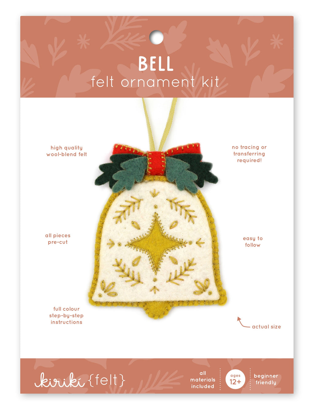 Bell, Felt Ornament Kit