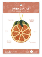 Dried Orange, Felt Ornament Kit