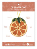 Dried Orange, Felt Ornament Kit