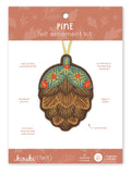 Pinecone, Felt Ornament Kit