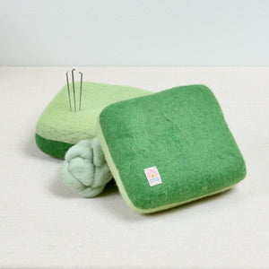 Needle Felting Cushion, Green