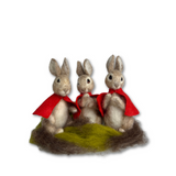 Flopsy, Mopsy and Cotton-tail, Needle Felting Kit