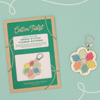 Flower Cross Stitch Keyring Kit