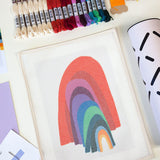 From the Other Side Rainbow, Needlepoint Kit