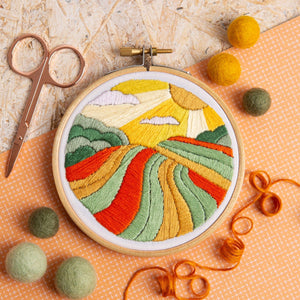 Harvest Time Mini Embroidery Kit