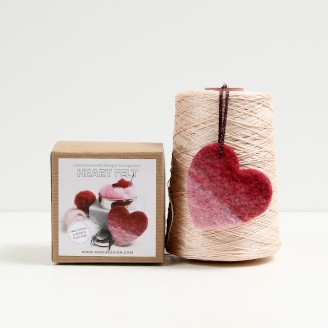 Heart Felt, Beginner Needle Felting Kit – Benzie Design